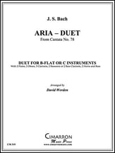Aria - Duet from Cantata No. 78 Concert Band sheet music cover